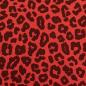 Preview: Baumwolle Leoni Animalprint  Koralle/Burgundy by Swafing